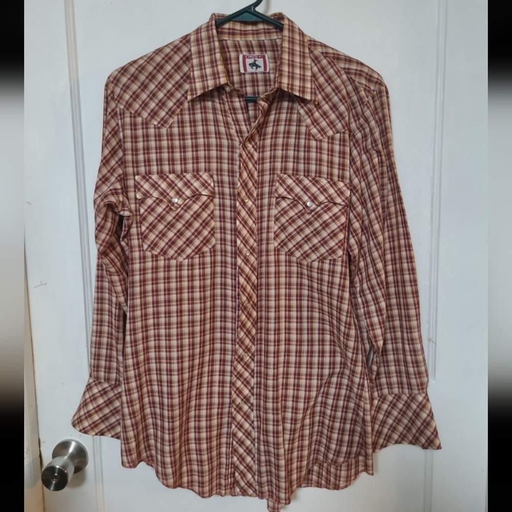Chute 1 Men's Plaid Button-Down Western Shirt